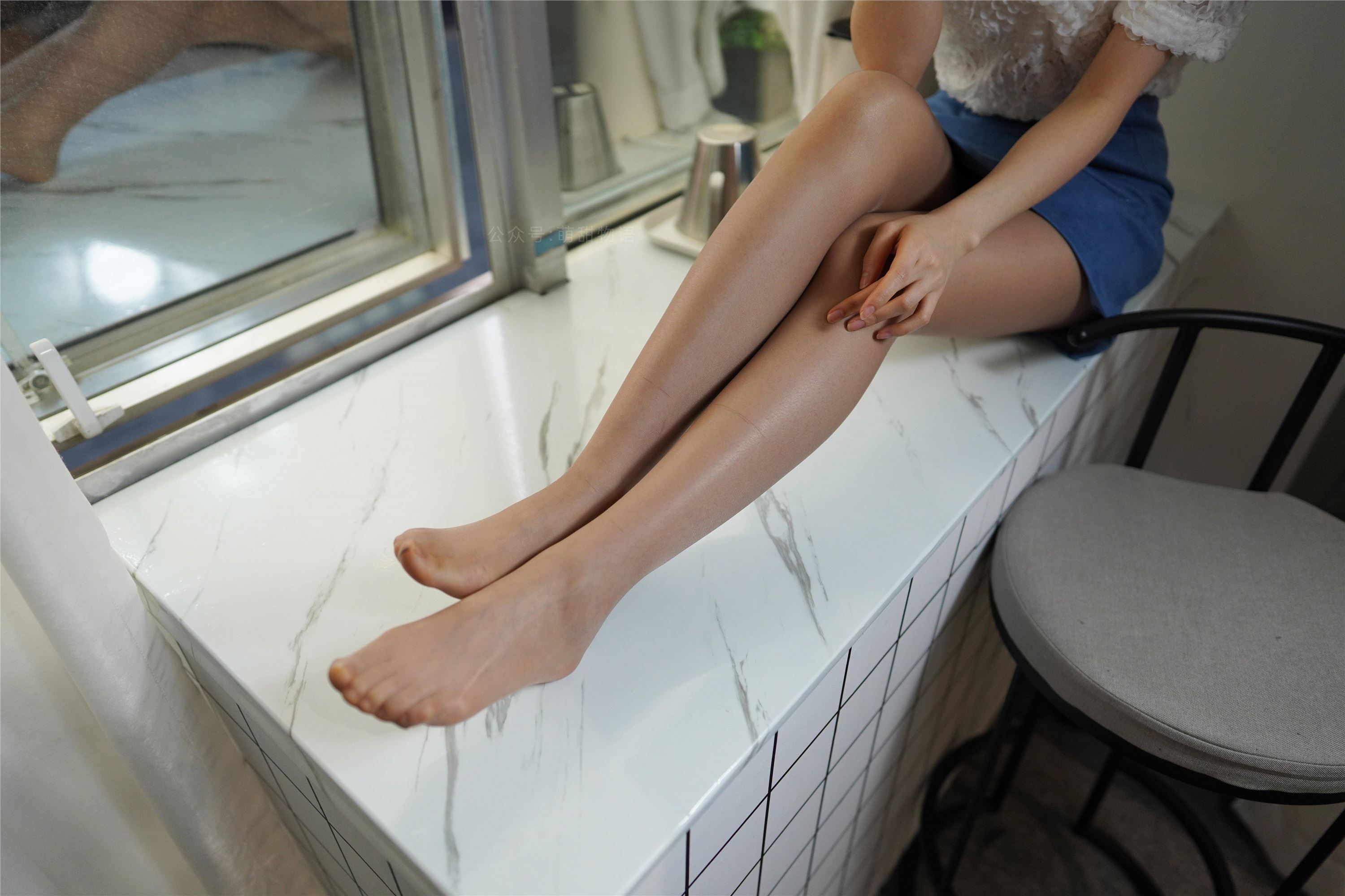 萌甜物语 XM138《蓝裙OL装-腿腿》